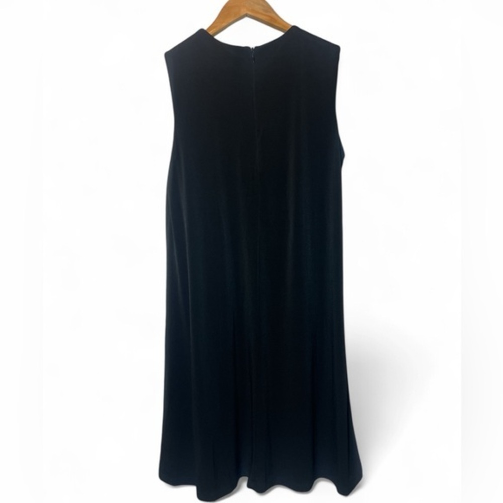 Calvin Klein‎ Black Gold Chain Keyhole Sleeveless Dress CD8A157W Women’s 4 - Picture 2 of 5